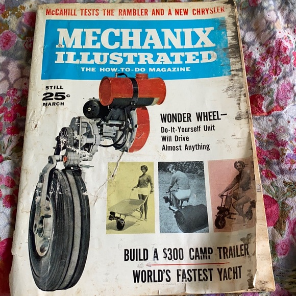 Vintage March 1962 Mechanix Illustrated Magazine